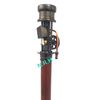 Walking Cane Stick With Decorative Steam Engine Model