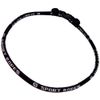 Sport Ropes Single Titanium Necklace (Black, 18")