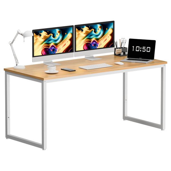 Computer Desk Modern Simple Style Writing Study Table Home Office Desk Natural