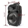 8" BT Party Speaker System Bluetooth Big Led Portable Stereo Tailgate Loud 1000W