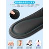 Insoles, 4 Pairs, Lightweight, Breathable, Non-stuffy, Ergonomic Shock Absorption, Insole, Arch and Heels, Lightway, Unisex, Adjustable Size, Sports, Standing Work, Unisex 9.8 - 11.2 inches (25 - 28.5 cm), Black