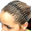4 x Black Flexi Combs / Shark Combs / Hair Combs