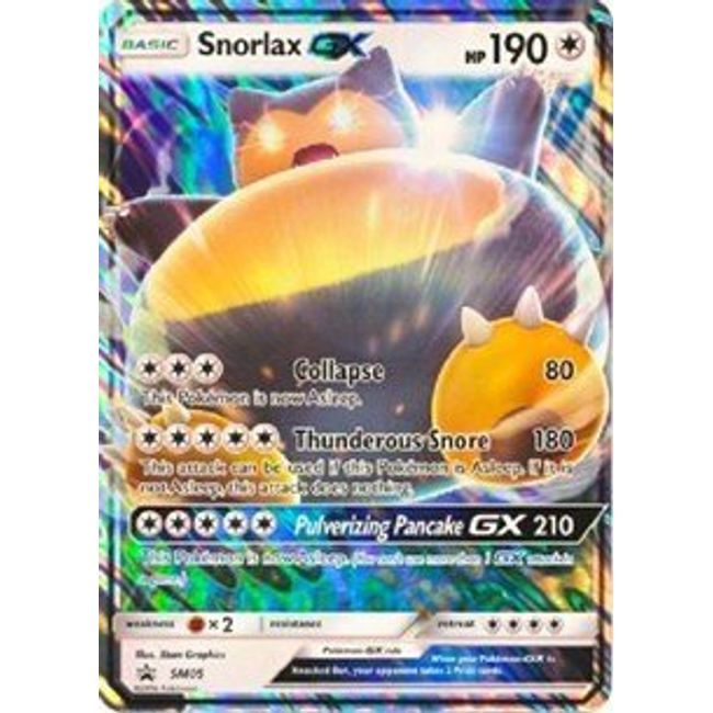 Snorlax GX - SM05 - Promo - SM Black Star Promo