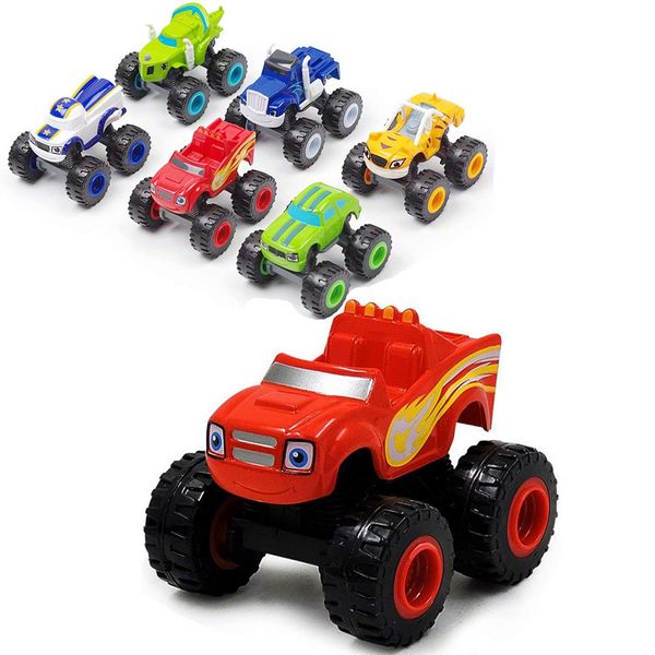 The Monster Machines Toys, Monster Machines Toys - Truck Vehicles Toys Gifts - Machines Toys Scooters Car for Kids (6 pcs)