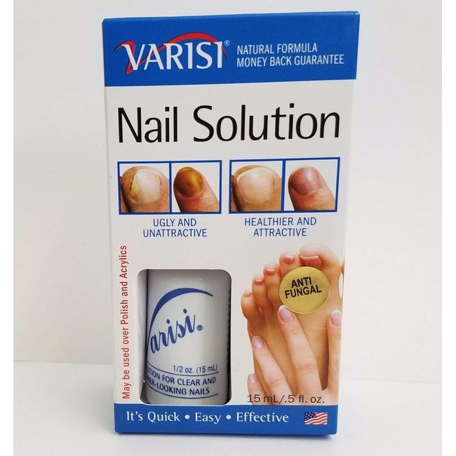 Varisi Nail Solution For Nail Kill Fungus Treatment 0.5 oz