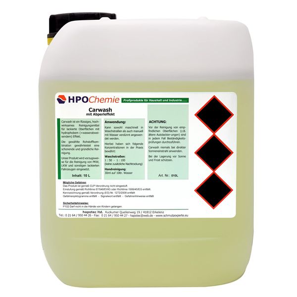HPOChemie Autoshampoo mit Abperleffekt 2,5ltr.