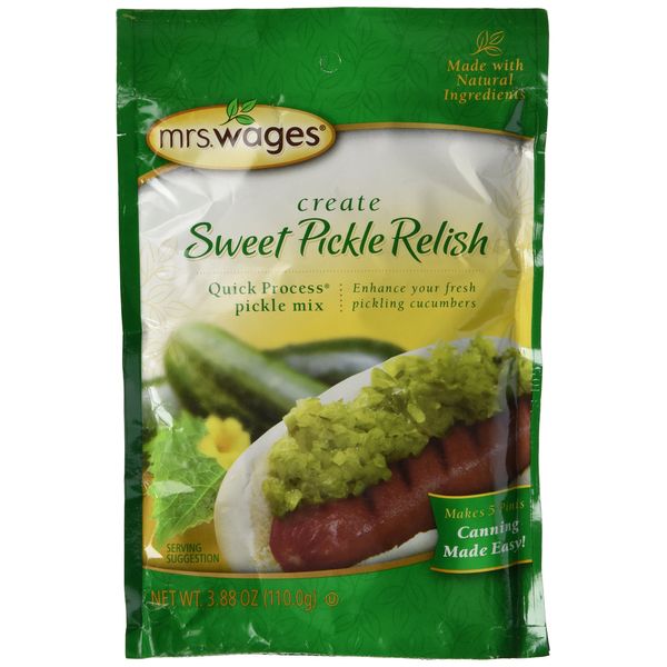 Precision Foods Mrs. Wages Quick Process Sweet Pickle Relish Mix, 3.88 Ounce