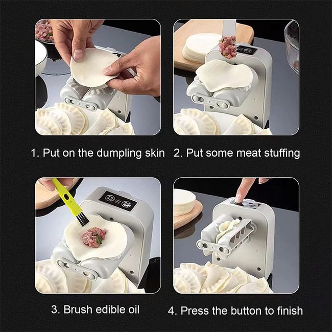 Automatic Electric Dumpling Maker Machine Dumplings Mould Pressing Dumpling  Skin Manual Tool Baking Pastry Ravioli Accessories