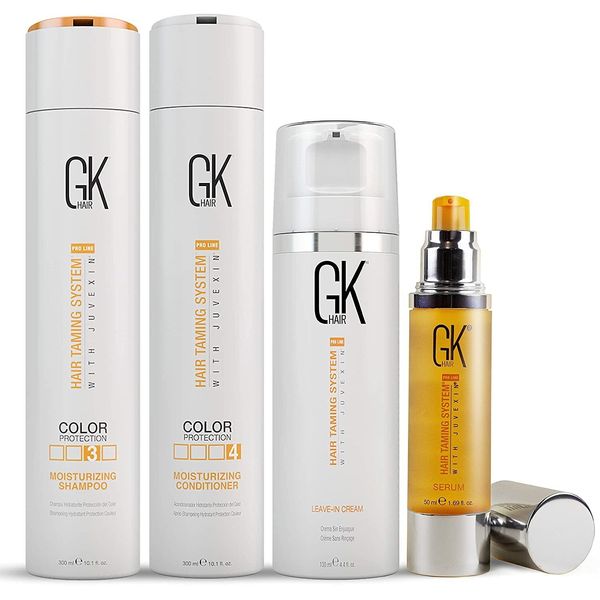 GK Hair Moisturizing shampoo and conditioner Set with serum and  leave in cream