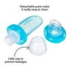 Nuby EZ Squeeze Weaning Self Feeder Baby Spoon, Blue