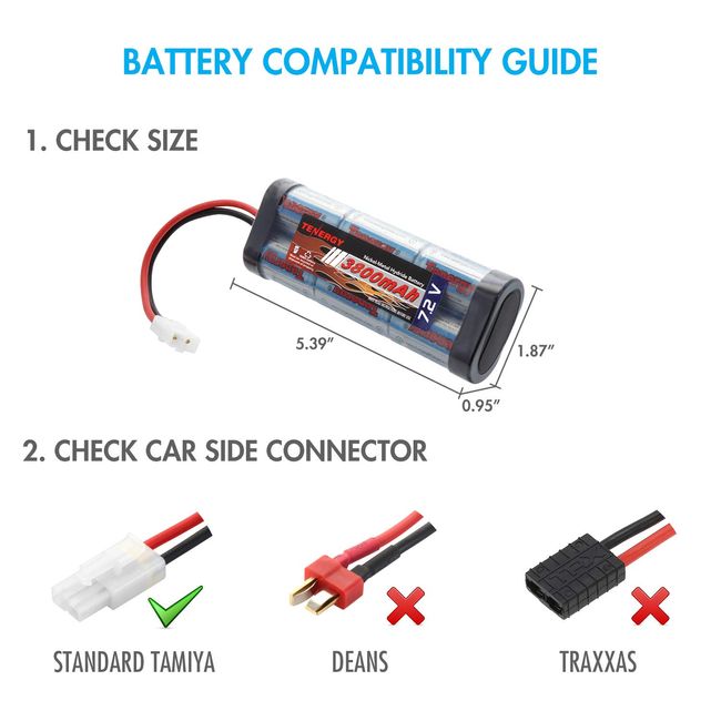 Battery Packs - NiMH-NiCD Packs - 9.6V - Page 1 - Tenergy Power
