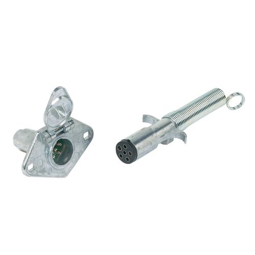 Hopkins Towing Solutions 52007 6 Pole Matched Set Connector with Cable Protector