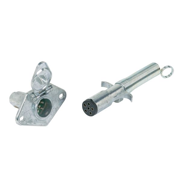 Hopkins Towing Solutions 52007 6 Pole Matched Set Connector with Cable Protector