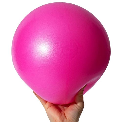 Pink Pilates Exercise, Strengthening Ball, PVC, Yoga Workout Gym Exercise Aid, Exercise Ball, Pilates Ball, Gym Accessories, Exercise Equipment - by TRIXES