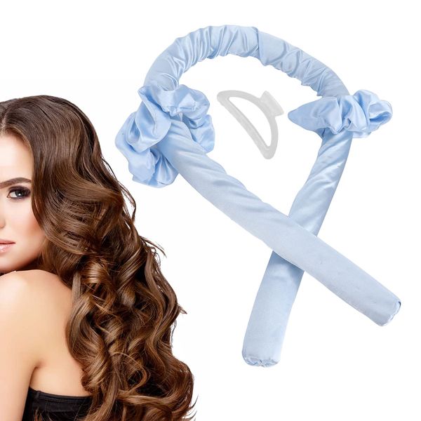 Heatless Lockenstab Stirnband, Silk Lockenwickler Heatless Lockenwickler Stirnband DIY Sleeping Hair Curling Tool Leichtes Weiches Haarrollenband für Haarstyling von Mittlerem und Langem(02)