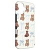 iPhone 16 Preppy Teddy Bear Blue Bows Coquette Aesthetic Case