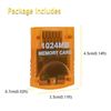 Mcbazel 1024MB Gaming Storage Memory Card for Wii/Gamecube GC Console