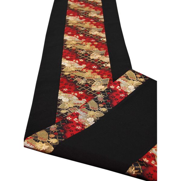 ★ with Gift Box Packaged ★ Belt Wind Japanese-style Table Runner 2 m Reversible (Fan)