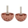 2Pcs Tungsten Buffing Wheels, Bowl Type Grinding Head Tungsten Steel Buffing Wheel for Tire Repair,Grinding Pad Grinder Power tool Accessories
