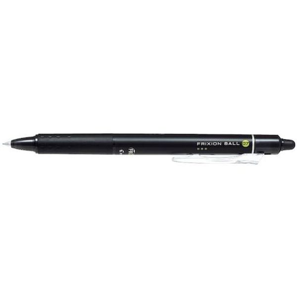 PILOT bulk purchase erasable ballpoint pen Frixion Ball Knock 0.7 black set of 10 1S (LFBK23FB10P)