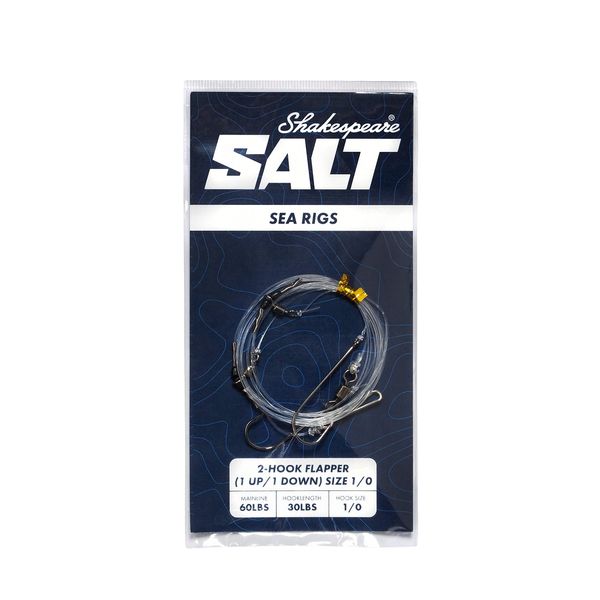 Shakespeare Salt Rig Fishing Rig (Flapper 1 Up/1 - Hook Size-1/0)