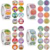 AhfuLife Easter Stickers Roll, 2000pcs Easter Bunny Rabbit Eggs Pattern Stickers, Easter Theme Self-Adhesive Labels for Easter Party Kids Gift Cards Envelopes Decorations (Easter Stickers)