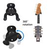YUNYU Guitar Wall Mount Hangers, 2-Pack with Mounting Hardware, Black