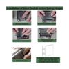 8inch Black Double Action Spring Hinges, Self Closing Door Hinges for Cafe Sa...