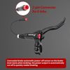 Zoom H876E  Ebike 4-Piston Hydraulic Disc Brake Set Right Rear Power-Off Sensor