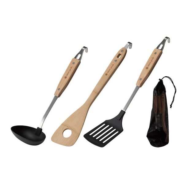 Snow Peak CS-217 Kitchen Tool Set (Storage Case Included)