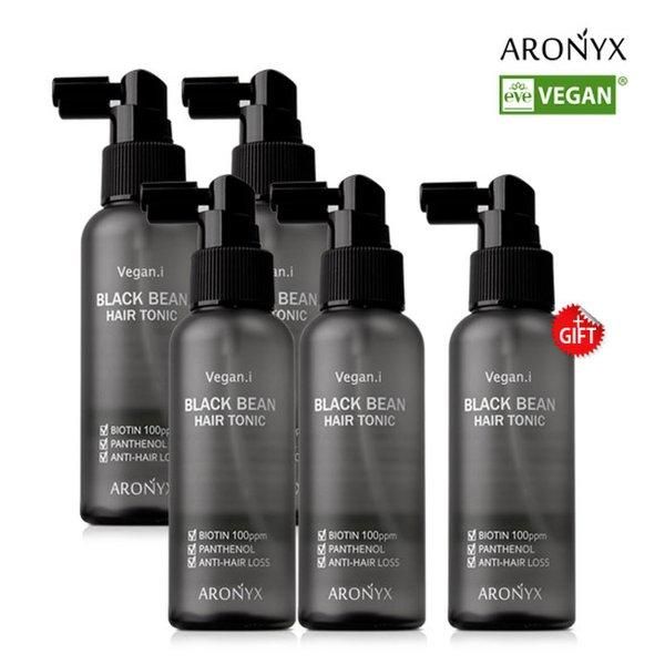 [Aronix] Vegan Eye Black Bean Hair Loss Tonic 100ml 4+1