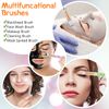 20 Pieces Crystal Lash Shampoo Brushes Glitter Eyelash Extension Cleanser Brush with Container Facial Nose Pore Deep Cleaning Brush Cosmetic Lash Cleanser Brush, 5 Colors