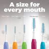 GUM Proxabrush Go-Betweens - Moderate - Interdental Brushes Between Teeth - Soft Bristled Dental Picks for Plaque Removal & Gum Health - Safe for Braces & Dental Devices, 10 count