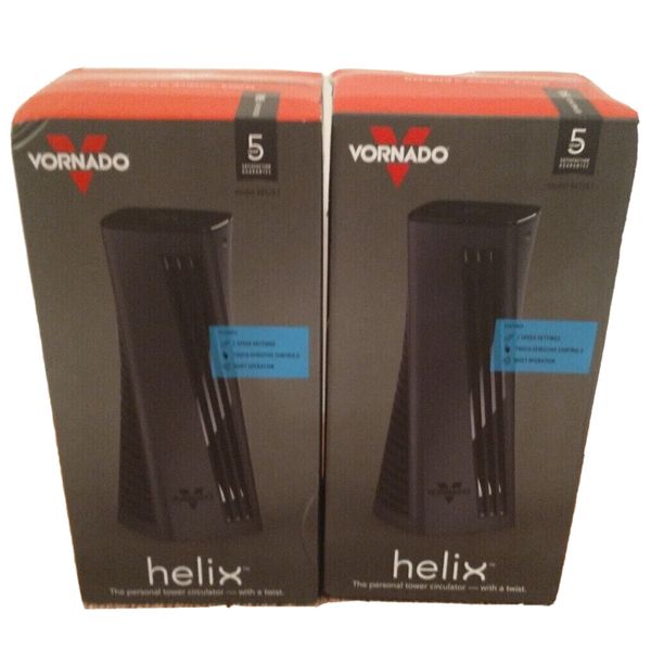 Vornado Personal Desktop Tower Fans HELIX 2 pack