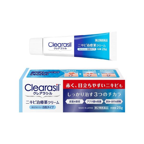 [2nd-Class OTC Drug] Acne Treatment Clearasil Cream White Type 28g