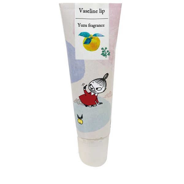 Honyarado MOOMIN COC88299 Moomin Yuzu Vaseline Lip Tube, Moisturizing, Drying, Drying Protection, Convenient to Carry, Yellow, Size: Approx. W 3.5 x D 1.2 x H 0.8 inches (9 x 3 x 2 cm)