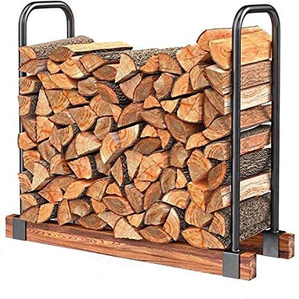 Heavy Duty Firewood Racks Adjustable Length Log Bracket Rack Holder