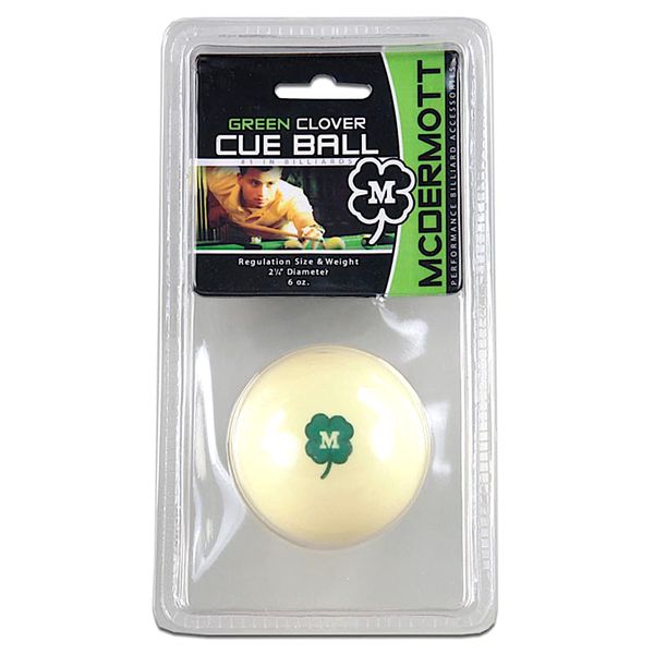 McDermott Green Clover Billiard Cue Ball