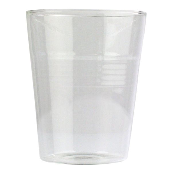 Sturdy 18 oz Retro Drinking Glasses Set 6 | Mid Century Modern Bar