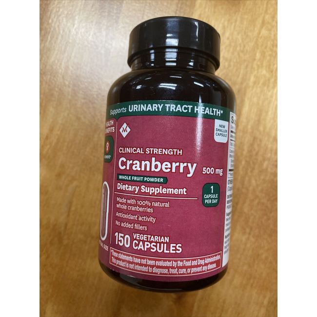 Member's Mark Clinical Strength 500mg Cranberry Dietary Supplement (150 ct.)