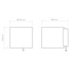 Astro Interior Wall Light, E14 (Small Edison Screw), White Glass