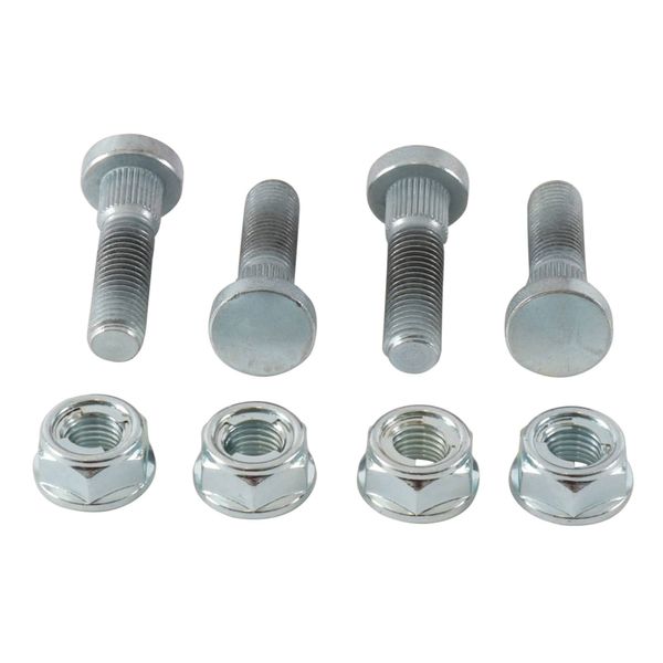 All Balls Racing Wheel Stud and Nut Kit 85-1042 for Kawasaki KAF 400 (Mule 610 4x4) 2008 2010 2011 2012 2013 2014 2015 2016, KAF 400 B (Mule 600) 2008 2009 2010 2011 2012 2013 2014 2015 2016