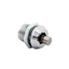 FJM Security 2615B-KD Miniature Tubular Push Locks with Chrome Finish, Keyed Different