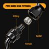 SYKRSS 8AN PTFE 90 Degree Hose End Fitting Aluminum