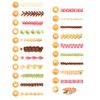 Tescoma Decorating Nozzles, 21 Pcs Delicia, Assorted, 13.9 x 3.8 x 24.3 cm
