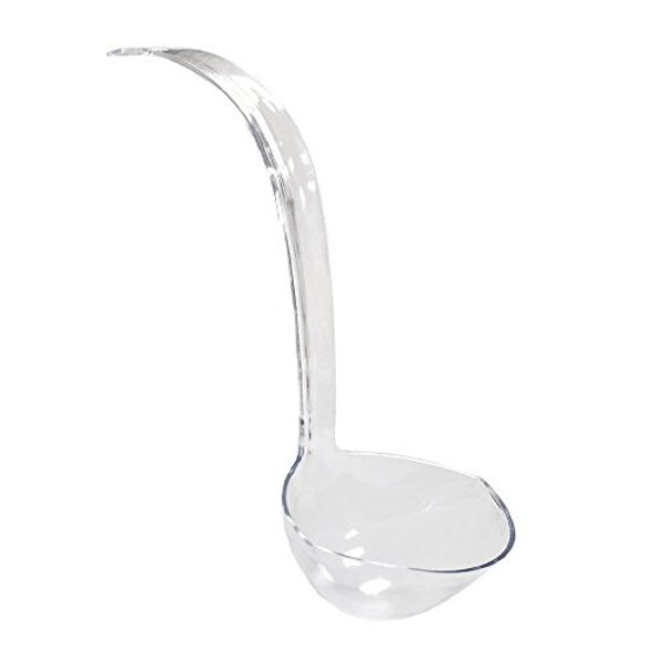 13.5in Clear Plastic Punch Bowl Ladle