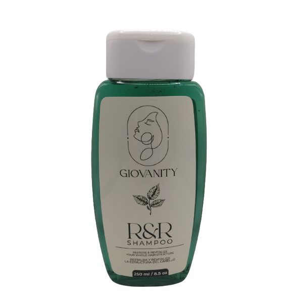 Natural Shampoo with Cactus Extract, Nettle Extract, and Garlic Extract