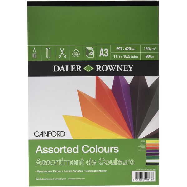 Daler - Rowney A3 Canford Coloured Pad
