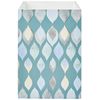 Shell Rummel Waste Basket SEA Glass, Teal