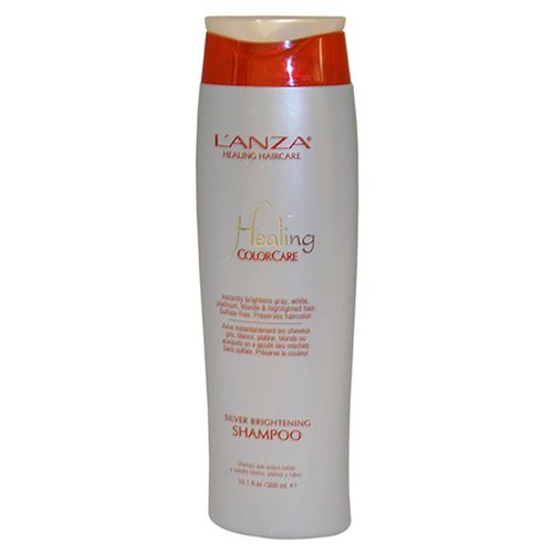 L’ANZA Healing ColorCare Silver Brightening Shampoo, for Silver, Gray, White, Blonde & Highlighted Hair - Boosts Shine and Brightness while Healing, Controls Unwanted Warm Tones (300ml)
